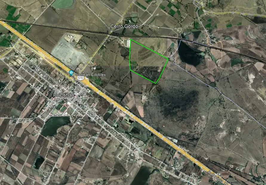 Poblado de Cerro Gordo, hectareas en venta, Polotitlan Edo. de Mexico,